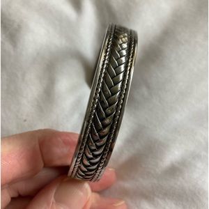 Mens steel cuff bracelet
